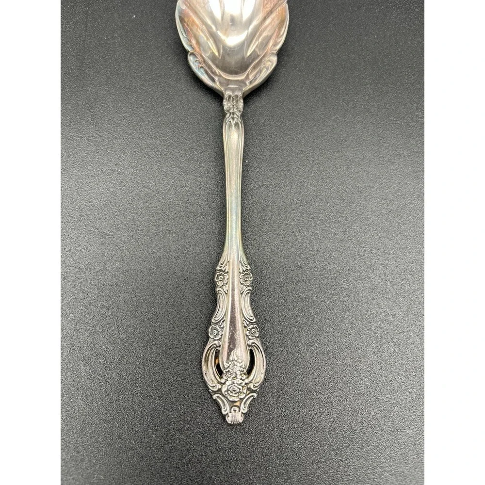 Silver Artistry Scalloped Sugar Spoon Silverplate By Oneida